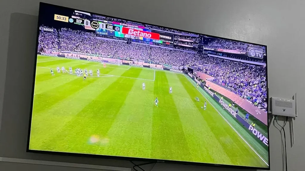 IPTV Smarters Pro setup on a smart TV with the TiviMate app
